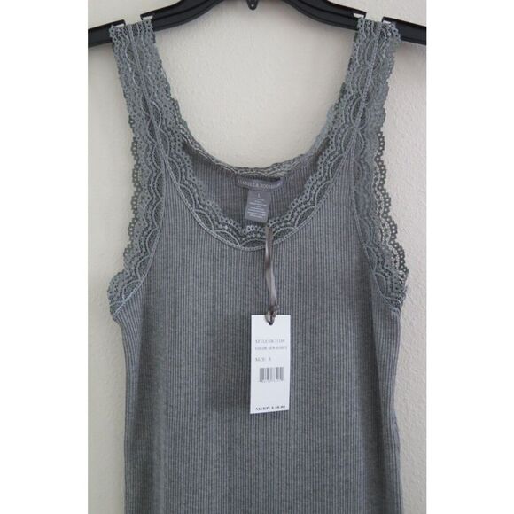 Isabella Rodriguez IR-71100 Women's Sz L Gray Tank Top $48 - Picture 4 of 8
